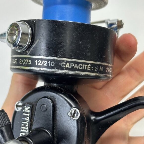Garcia Mitchell 300A Spinning Fishing Reel Vintage Black - France - Picture 5 of 13